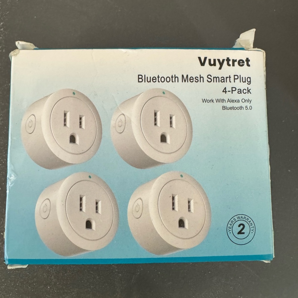 Bluetooth smart plugs (Alexa-4 pack)